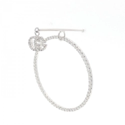 Bông tai kim cương Gucci một bên 665955