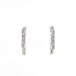 750WG/K18WG Bông tai kim cương hình sao - Hàng hiệu Authentic