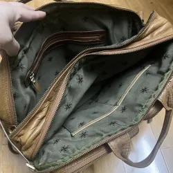 Balo nam 29x40x12 da thật 2hand 1013067