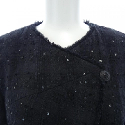 【Khuyến mãi】Áo khoác không cổ CHANEL 639580