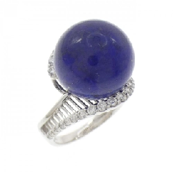 Nhẫn Lapis Lazuli K18WG 14.2mm - Hàng hiệu Chính hãng