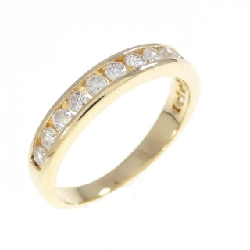 Nhẫn kim cương K18YG - Hàng hiệu Authentic