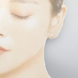 K18YG/ST Bông tai kim cương 0.219CT 0.233CT D VS2 VG - Hàng hiệu Chính hãng 874607