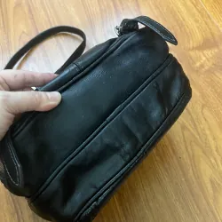 Balo nữ 24x32x11 da mộc khắc 2hand 992664