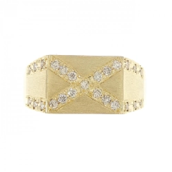 【Sản phẩm mới】Nhẫn kim cương K18YG 0.36CT 668290