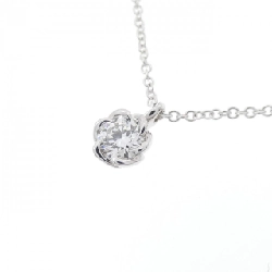 K18WG Solitaire Dây chuyền kim cương 0.255CT - Hàng hiệu Chính hãng 859427