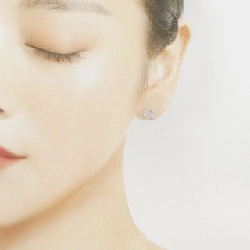 Bông tai kim cương hoa K18WG 0.50CT - Hàng hiệu Chính hãng 866523