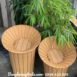 Sọt trưng bày trái cây siêu thị mây nhựa