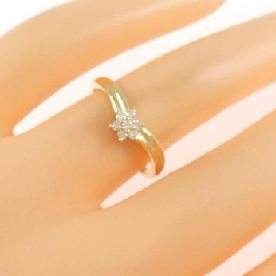 Nhẫn kim cương hoa K18YG 0.11CT - Hàng hiệu Authentic 853161