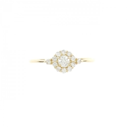 Nhẫn kim cương K18YG 0.22CT - Hàng hiệu Authentic 860689