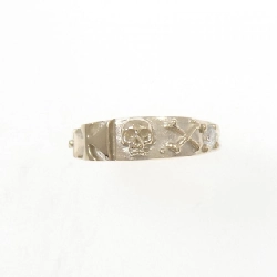 Nhẫn kim cương K10YG hình đầu lâu 669925