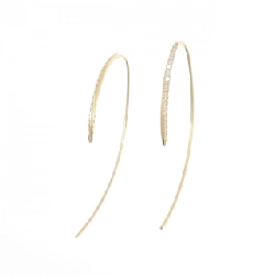 K18YG Bông tai kim cương 0.20CT - Hàng hiệu Chính hãng 874316