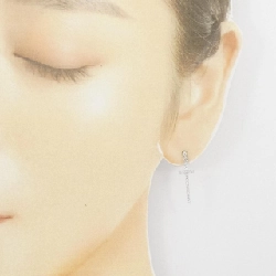 K18WG Bông tai kim cương chéo 0.24CT - Hàng hiệu Chính hãng 871603