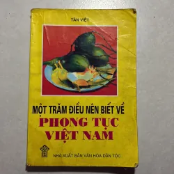 100 điều nên biết về phong tục Việt Nam