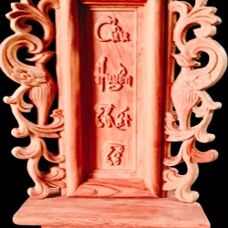 Bài vị gỗ hương trạm khắc tinh sảo cao 41cm; 50cm và 60 cm 750938