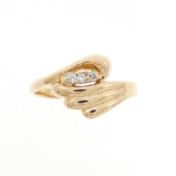 Nhẫn kim cương ba viên K18PG 672281