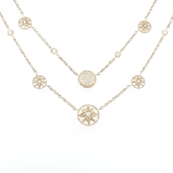 Dây chuyền Christian Dior Rose De Vent - Hàng hiệu Authentic