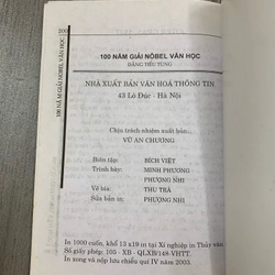 100 năm giải nobel. 999 466359