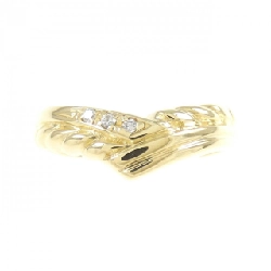 Nhẫn kim cương K18YG 0.02CT 669917