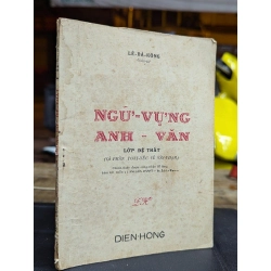 NGỮ VỰNG ANH VĂN LỚP ĐỆ THẤT - LÊ BÁ KÔNG