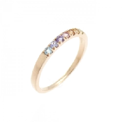 K10PG Nhẫn hồng đá màu - Hàng hiệu Authentic