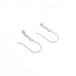 K18WG Bông tai kim cương 0.02CT - Hàng hiệu Chính hãng 870995