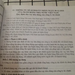 THẨM ĐỊNH TÍN DỤNG- Quy định mới về VAY, CHO VAY, THANH TRA GIÁM SÁT Ngân hàng.  737885