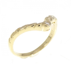 Nhẫn kim cương K18YG 0.07CT