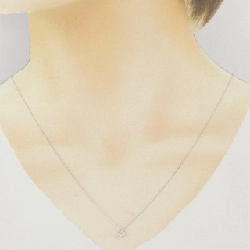 K18WG Hoa Kim Cương Dây Chuyền 0.10CT - Hàng hiệu Chính hãng 862980