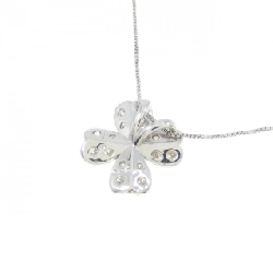 K18WG Nhẫn bốn lá kim cương 0.20CT - Hàng hiệu Chính hãng 864284