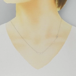 Dây chuyền kim cương K18WG 0.10CT - Hàng hiệu Chính hãng 866014