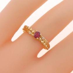 Nhẫn Ruby K18YG - Hàng hiệu Chính hãng 853520