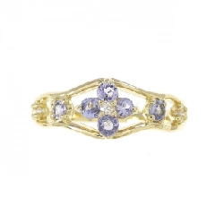 Nhẫn Tanzanite K18YG Hoa 670760