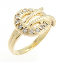 Nhẫn kim cương K18YG 0.15CT