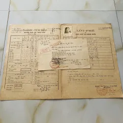 Bộ thành tích biểu xưa nữ Trung học tổng hợp Sương Nguyệt Anh, Quận 7, Thủ Đức Gia Định 1013201