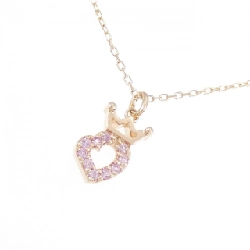 K10PG Vương miện × Trái tim Dây chuyền Sapphire 0.09CT - Hàng hiệu Chính hãng 863366