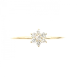 Nhẫn kim cương hoa K18YG 0.10CT - Hàng hiệu Authentic 851074
