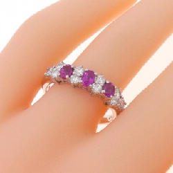 Nhẫn ruby PT900 0.68CT 666965