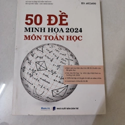 50 đề minh họa 2024 môn toán học