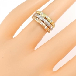 Nhẫn kim cương K18YG/PT900/K18PG 0.20CT 669601