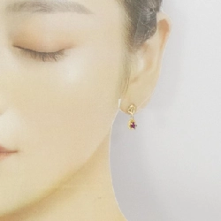 K18YG Bông tai Ruby 0.47CT - Hàng hiệu Chính hãng 872678