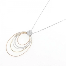 Dây chuyền kim cương ba màu K18 0.70CT - Hàng hiệu chính hãng 859659