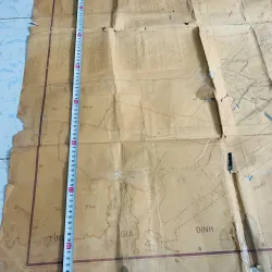 BẢN ĐỒ ĐÔ THÀNH SÀI GÒN - GIA ĐỊNH XƯA ( đóng dấu 1963)  776933