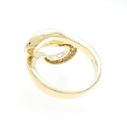 Nhẫn kim cương K18YG 0.19CT 673443