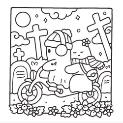 Tập tranh tô màu Little Spooky 160gsm 717633