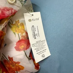 Váy nữ họa tiết hoa váy dáng xòe size XL màu sắc tươi sáng 1023751