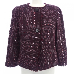 【Mã giảm giá】【Cổ điển】Áo khoác không cổ CHANEL