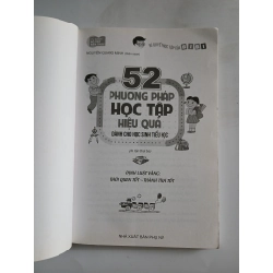 52 Phương Pháp Học Tập Hiệu Quả Dành Cho Học Sinh Tiểu Học - Nguyễn Quang Minh 548334