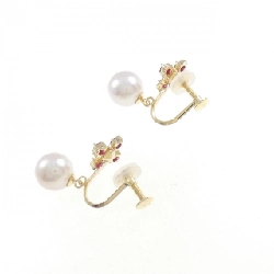 K18YG Bông tai đá màu - Hàng hiệu Chính hãng 872276