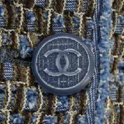 【Mã giảm giá】【Cổ điển】Áo khoác không cổ Chanel CHANEL 636861